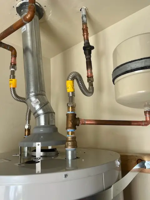 Water heater installation and plumbing repair in Joint Forces Training Base
